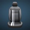 Seat Cover Design V (Black and White)