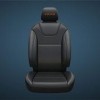 Seat Cover Design VI (Black With Perforations)