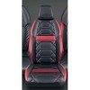 Black and Red Bold Design Seat cover (W O Armrest)