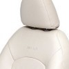 Seat Cover Art Leather Greige Ivory Detachable
