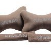 Seat Belt Pad and Neck Pillow Beige