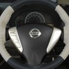 Steering Wheel Cover Black Greige