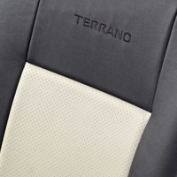 Terrano Seat Cover Art Leather Beige Black