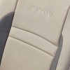 Seat Cover Art Leather Beige Greige