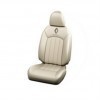 Seat Cover Art Leather Grey-Ivoryaintegrated