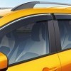 Wind Deflector with Chrome Insert