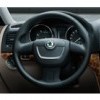 Leather steering wheel  3-spoke