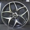 14 inch Bolt 5003 Black Satin and Matt Silver