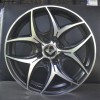 14 inch Bolt 5003 Black Satin and Matt Silver