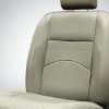 Seat Cover Artificial Leather Black Silver