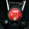 Gear Shift Knob Gasoline Red