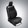 Seat Cover Premium PU Black Square Quilt
