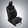 Seat Cover PU Black and Velvet Fab Black