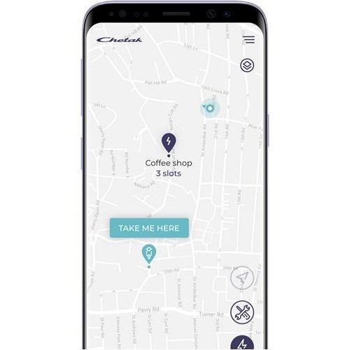 Bajaj Chetak Mobile Connected