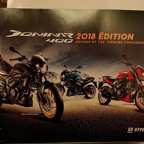 Bajaj Dominar 400 2018 New Edition Colors