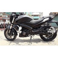 Bajaj Dominar 400 Matte Black Left Angle View