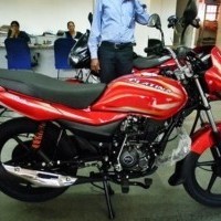 Bajaj Platina Right Side View