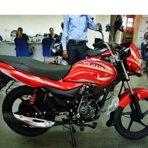 Bajaj Platina Right Side View