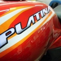 Bajaj Platina Tank Cover Graphics