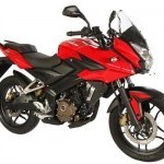 Bajaj Pulsar As 200 Quarter View Red