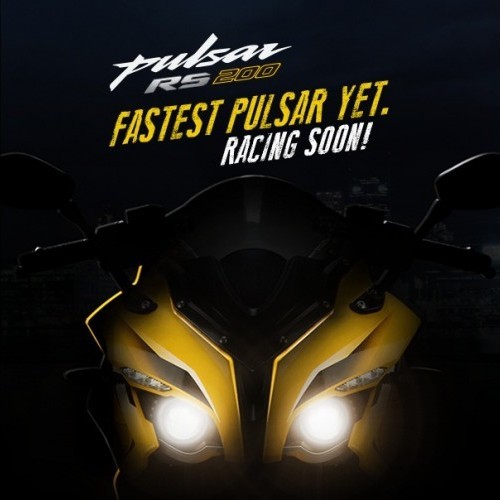 Bajaj Pulsar Rs 200 Front Side Profile