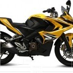 Bajaj Pulsar Rs 200 Full Bike In Yellow Colour