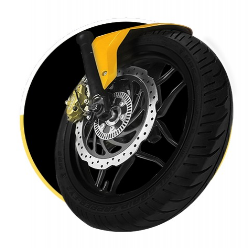 Bajaj Pulsar Rs 200 Tyre With Disc Brake