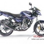 Bajaj Pulsar135cc Blue Side Angle View