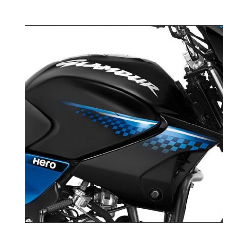 Hero Glamour 125 Disc Self And Alloy Petrol Tank Graphics