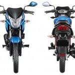 Hero Glamour 125 Ismart 2017 Front Rear View