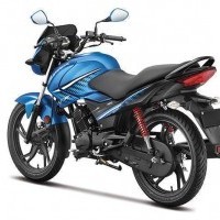 Hero Glamour 125 Ismart Fi Rear Quarter View
