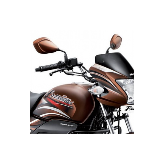 Hero Passion Pro 100 Stylish Body Color Mirror