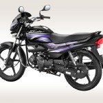 Hero Super Splendor Ismart Rear Quarter View
