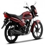 Honda Dream Yuga Rear Cross Side View