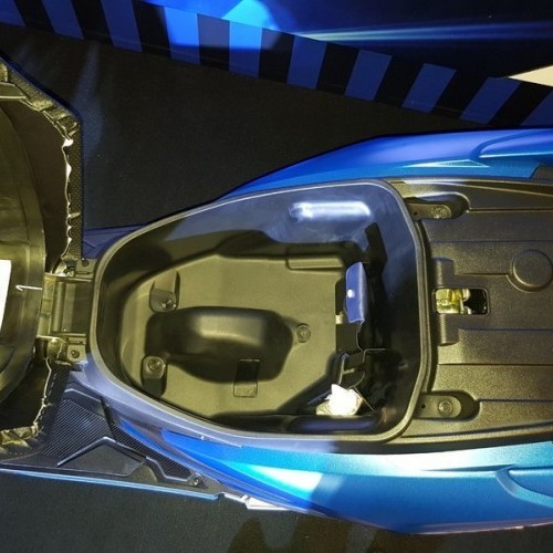 Honda Grazia Blue Underseat Storage