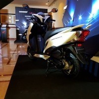 Honda Grazia White Rear Left Quarter