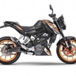 Duke 125 Abs Black Side View