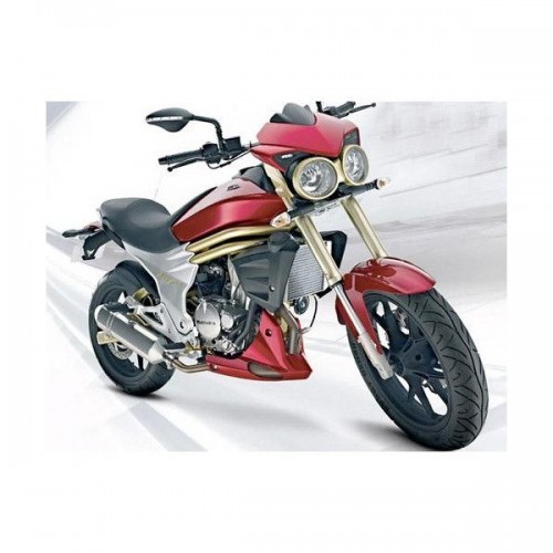 28504 Mahindra Mojo 300 Front Cross Side View Large