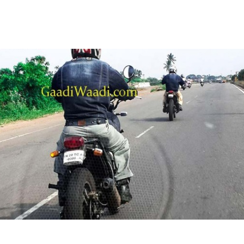 Royal Enfield Himalayan Bike Rear View Spy Photo