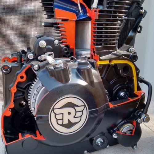 Royal Enfield Himalayan Engine Cutaway