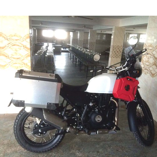 Royal Enfield Himalayan Side View White Color