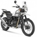 Royal Enfield Himalayan Snow White Front Quarter View