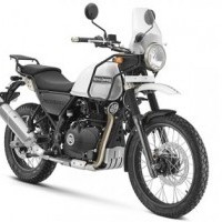 Royal Enfield Himalayan Snow White Front Quarter View