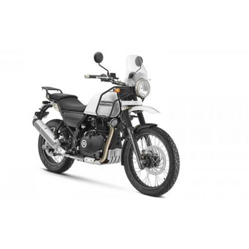 Royal Enfield Himalayan Snow White Front Quarter View