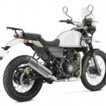 Royal Enfield Himalayan Snow White Rear Quarter View
