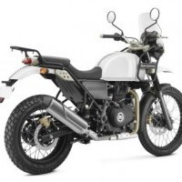 Royal Enfield Himalayan Snow White Rear Quarter View