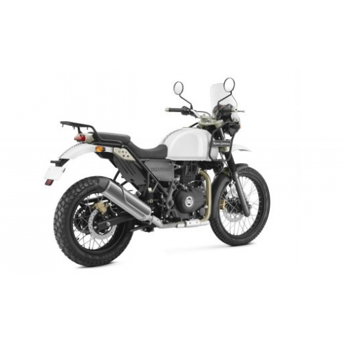 Royal Enfield Himalayan Snow White Rear Quarter View