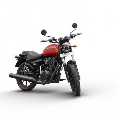 Thunderbird 350x Front Quarter View Red