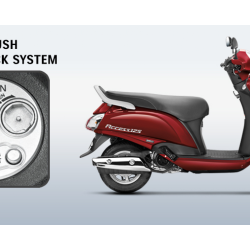 New Suzuki Access 125 Central Lock