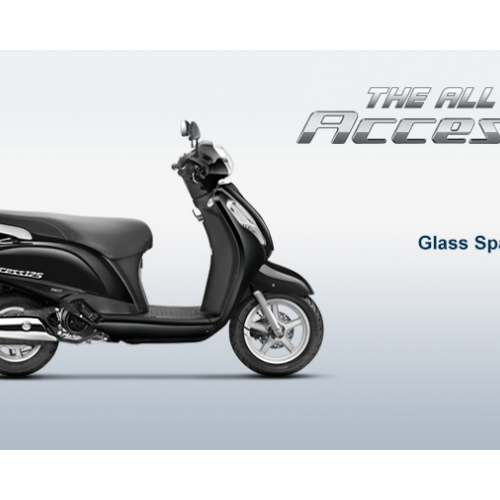 New Suzuki Access 125 Color Glass Sparkle Black
